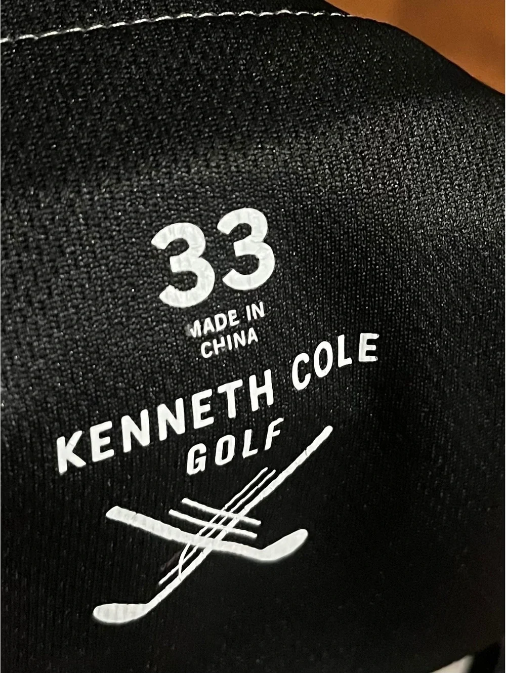 Kenneth Cole Golf Men's Khaki Golf Shorts Size 33